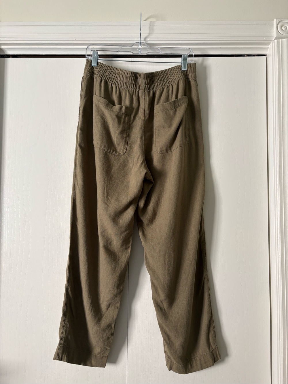 Old Navy High Rise Straight Linen Pant - Picture 2 of 9